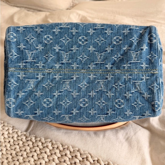 Louis Vuitton Denim Monogram Soft speedy 30 (2026!) - Picture 6 of 9